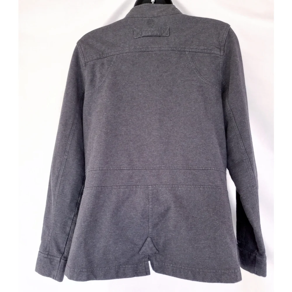 Aventura▪️Gray Cotton Button Down Jacket - Picture 2 of 5